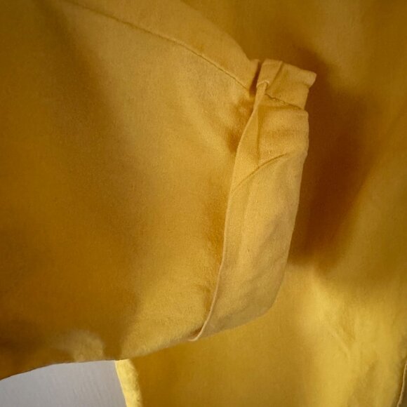Vintage 80s Benetton Trousers Italy 40 US 4 Fits 0 Baggies Pants Yellow Pleated - Picture 5 of 11